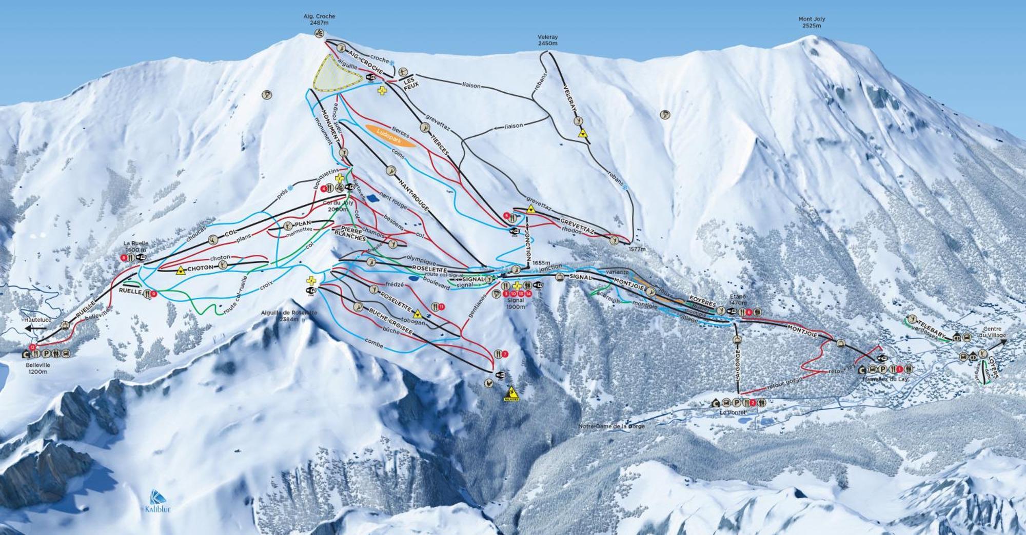 Ski Aux Pieds Et Pieds Dans L'Eau Les Contamines-Montjoie Exterior foto